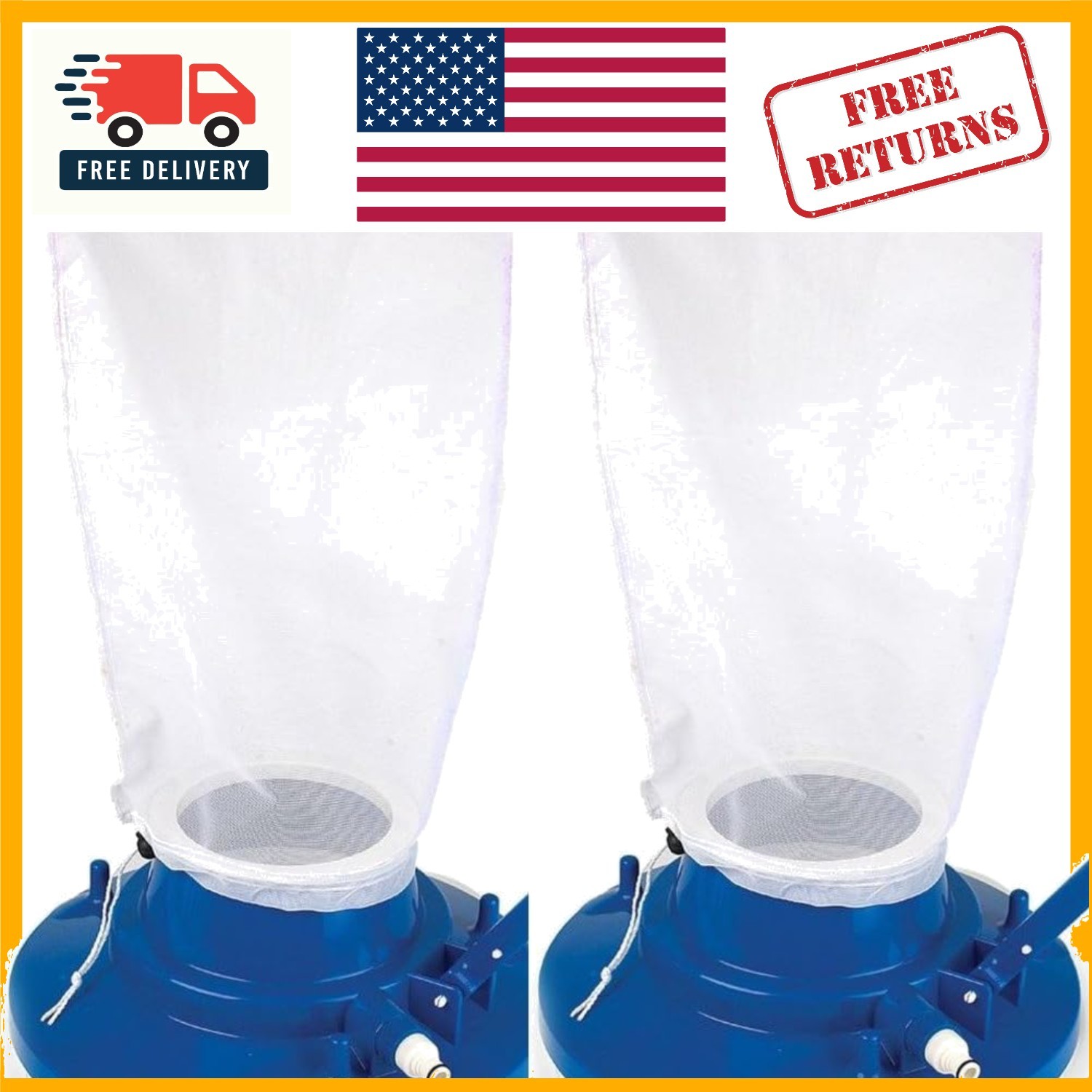 Suction-Powered Fine Mesh Pool Bag Replacement – Lightweight & Effective
