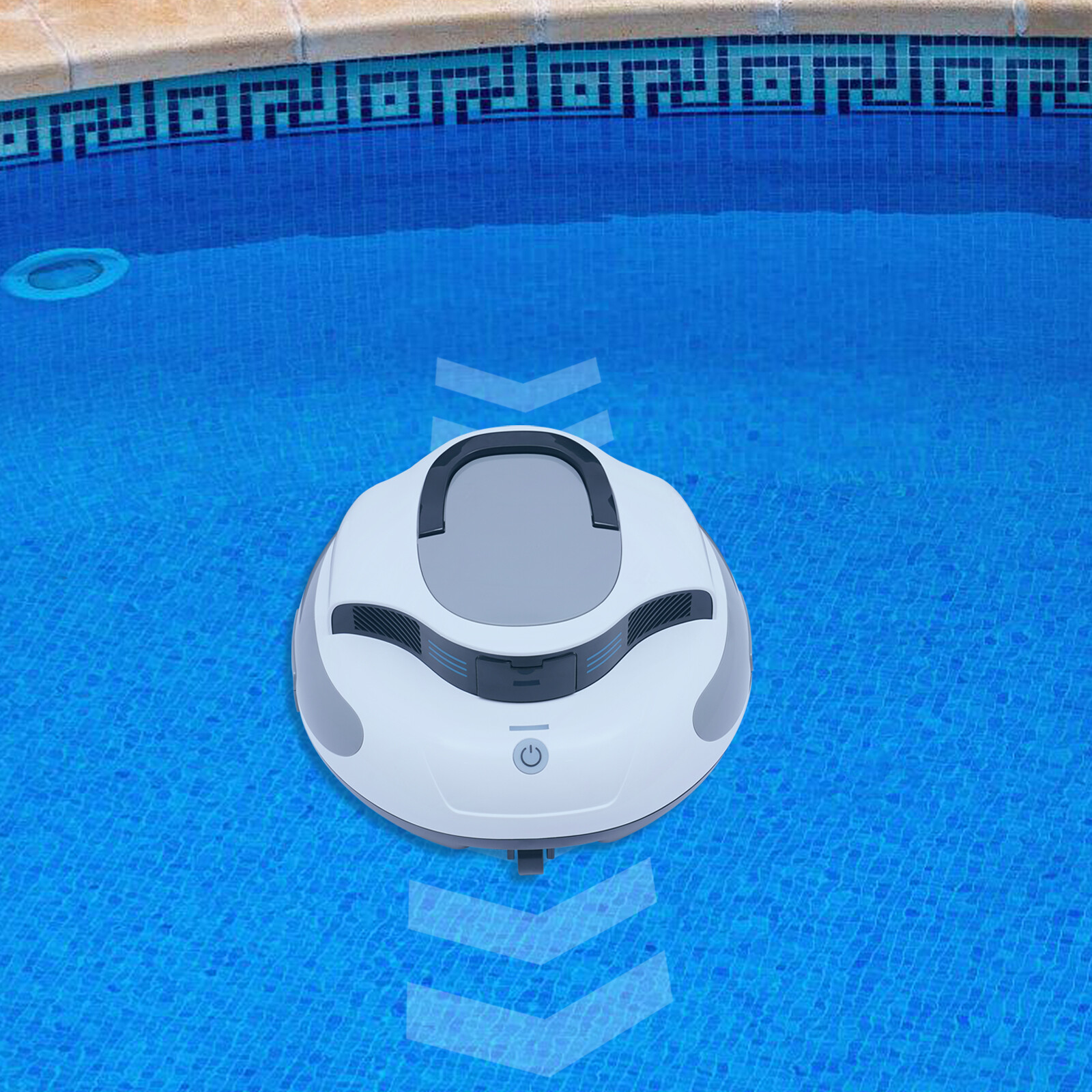 LED Pool Vacuum Robotic Automatic Cleaner Cleaning with Self-Parking 2024 NEW
