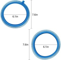 Front Rear Tires for Pool Cleaner Poolvergnuegen Repl# 896584000143 896584000082