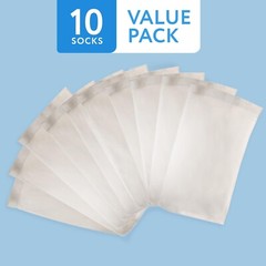 10 Pack Pool Spa Skimmer Basket Pre-Filter Saver Bag Fine Mesh Screen Socks