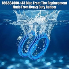 Easy Install Replacement Front Tires for Pool Cleaners – Includes 2 Hump Tires