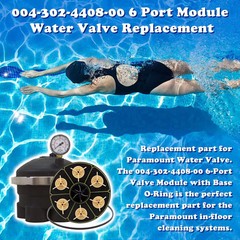 6-Port Module w/ Valve Shell Oring &Pressure Gauge for Paramount 004-302-4408-00