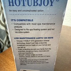 2 Pack HOTUBJOY Hot Tub Filter Spa Mineral Cartridge Sticks VVEBUY New Blue