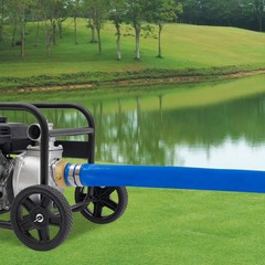 2&Prime; x 100 ft Lay Flat Water Discharge Hose Backwash Hose for Swimming Pools