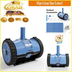 Automatic Pool Vacuum Cleaner Inground & Above-Ground Heavy-Duty 39ft Hose
