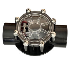 7235 180-DGREE Check Valve for Pool Pumps 1-1/2&Prime; to 2&Prime; PVC CPVC High Flow 170GPM