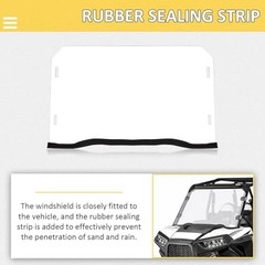 Full Windshield Compatible with Polaris 2014-2018 RZR XP 1000, XP Turbo 2015
