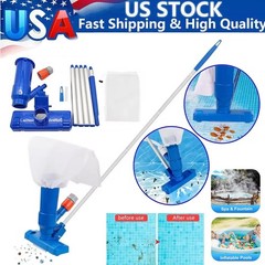 Pool Vacuum Handheld Spa Suction Underwater Cleaner for Above Ground Pools
