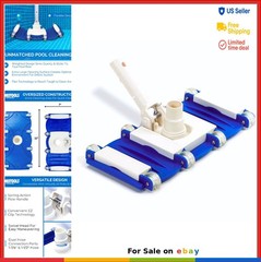 Flexible Pool Vacuum Head Weighted Extra Large Cleaning Area Universal Fits