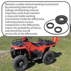 Front Differential Seal Kit for Polaris ATV Sportsman 570 500 450 400 Touring