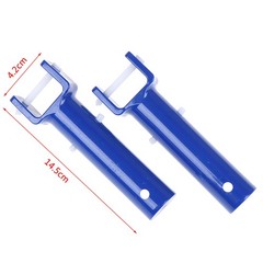 2PCs Vacuum Head Swimming Pool Handle Replaceable Handle With V-Clamp Cle.SE