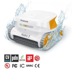 Hydro 3 Robotic Pool Cleaner Pool Vacuum,6000GPH 200 Mins for All Types Pools
