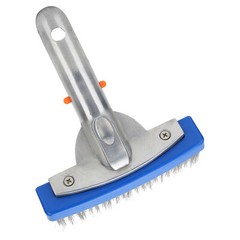 New 5.5in Swimming Pool Stainless Steel Brush For Spa Pond Floor Wall Cleaning A