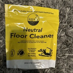 Aqua Chempacs 4-0198 Neutral Floor Cleaner, Liquid, Bucket, 20 Count, Product 9