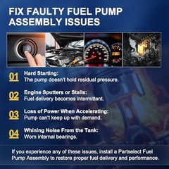Electric Fuel Pump Module Assembly with Sending Unit Replacement for Mercedes