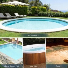 Rechargeable Above Ground Pool Vacuum with 18.5 GPM Suction & 1.5H Fast Charging