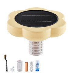 Uimoso Solar Pool Ionizer with Copper Design for Pools Up to45000 Gallons,Yellow