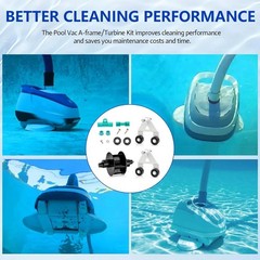 Pool Cleaner Parts Kit for Hayward Pool Vac Navigator Ultra Aquadroid Black