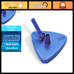 Manual Pool Vacuum Head for Inground & Above Ground Pools | Weighted Triangle Sh