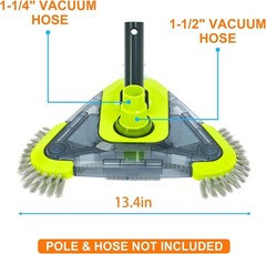 Sepetrel Pool Vacuum Head Triangular Weighted Vinyl Liner