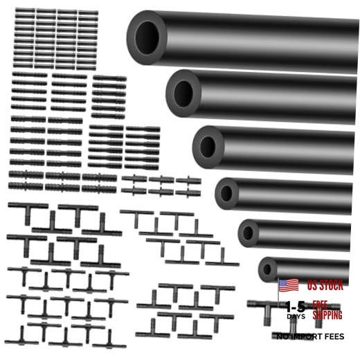 Silicone Vacuum Hose Kit 6PCS 5FT 1/8&Prime; 5/32&Prime; 3/16&Prime; 1/4&Prime; 5/16&Prime; 3/8&Prime; ID 5FT 6PCS