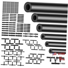 Silicone Vacuum Hose Kit 6PCS 5FT 1/8&Prime; 5/32&Prime; 3/16&Prime; 1/4&Prime; 5/16&Prime; 3/8&Prime; ID 5FT 6PCS