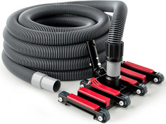 Professional Pool Vacuum Hose and Head – Heavy Duty Hoses with Swivel Cuff and W