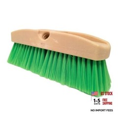 Green Flow Through Brush Head, 10-Inch Extra Soft Bristle Brush for 10 Inch