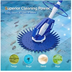 Efficient In-Ground Pool Vacuum – Wheel Deflector