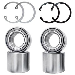 Front & Rear Wheel Bearing with Circlip Compatible with 2005-2013 Brute Force