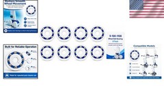 8-Pack Stainless Steel Bearings for Polaris Pool Cleaners