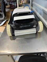 Maytronics Dolphin Explorer E20 Robotic Pool Cleaner w/ Caddy Power Supply Box