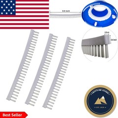3-Pack 8.5&Prime; Replacement Strips for Pool Leaf Vacuum Cleaning – Fits Most Brands