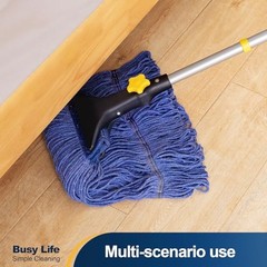 Looped-End String Wet Heavy Duty Cotton Mop – Industrial Grade – Cotton