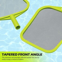 Pool Skimmer – Pool Skimmer net with pole, 5 Section AdjustableTelescopic Alu…