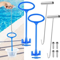 Universal Pool Skimmer Basket Handle Hook for Easy Debris Removal