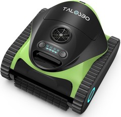 TALOSBO C1 Robotic Pool Cleaner Wall Climbing Waterline Scrubbing Turquoise