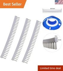 3-Piece Pool Leaf Vacuum Replacement Strips – Fits Most Brands, 8.5&Prime; Long