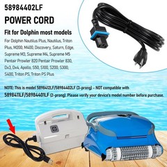 58984402L Black Power Cord Digital Power Supply Cable Parts Fit for Maytronic…