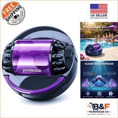 High-Power Dual-Motor Robotic Pool Cleaner with Self-Parking for Easy Use