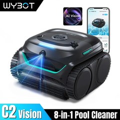 WYBOT C2 Vision Cordless Wall Climbing Robotic Pool Cleaner for In-Ground Pools