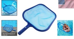 Heavy-Duty Pool Leaf Skimmer Net 17.5×11.8in – Efficient Cleaning Tool