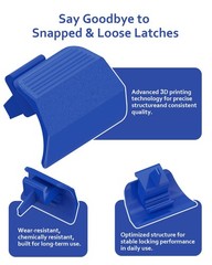 2PCS HSXTV102 Latch Kit for TracVac Suction Pool Cleaner, Top Cover Latch Cli