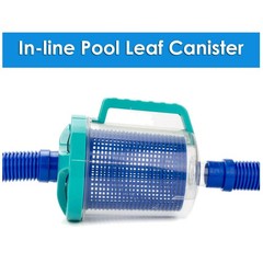 Pool Leaf Catcher Canister with Mesh Basket & Skimmer Socks