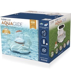Bestway Flowclear AquaGlide Automatic Pool Cleaning Robot Cordless Vacuum NEW