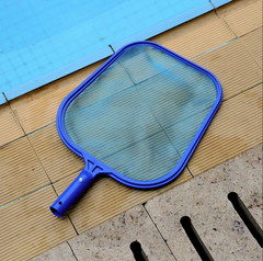 1PC Leaf Rake Mesh Frame Net: Pool Spa Skimmer Cleaner for Debris Removal – NEW