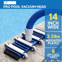 Swimming Pool Vacuum Head With Brushe Strong Suction Pool Vacuum PRO Suction Cup