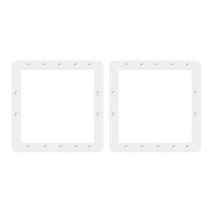 Pack of 2 Swimming Pool Skimmer Gaskets Heavy Duty Rubber Seals for Pump Systems