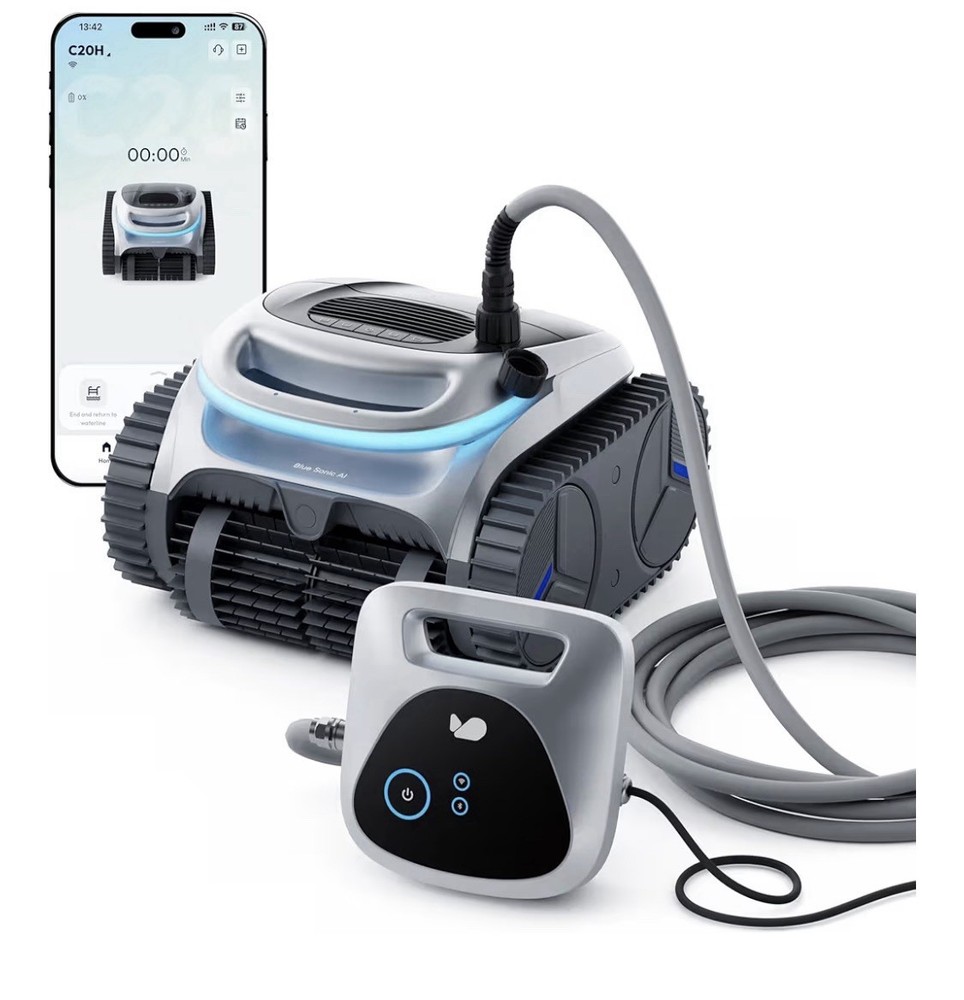 BUBLUE BuHybrid L6 Hybrid Cord & Cordless Robot Pool Cleaner APP Control