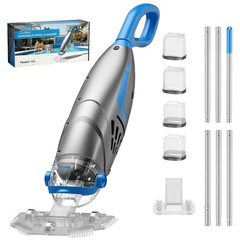 V3 Pool Vacuum for Pebbles & Algae – 118 Inch Depth Cleaning »
